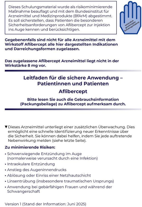 Leitfaden fr die sichere Anwendung  Patientinnen und Patienten